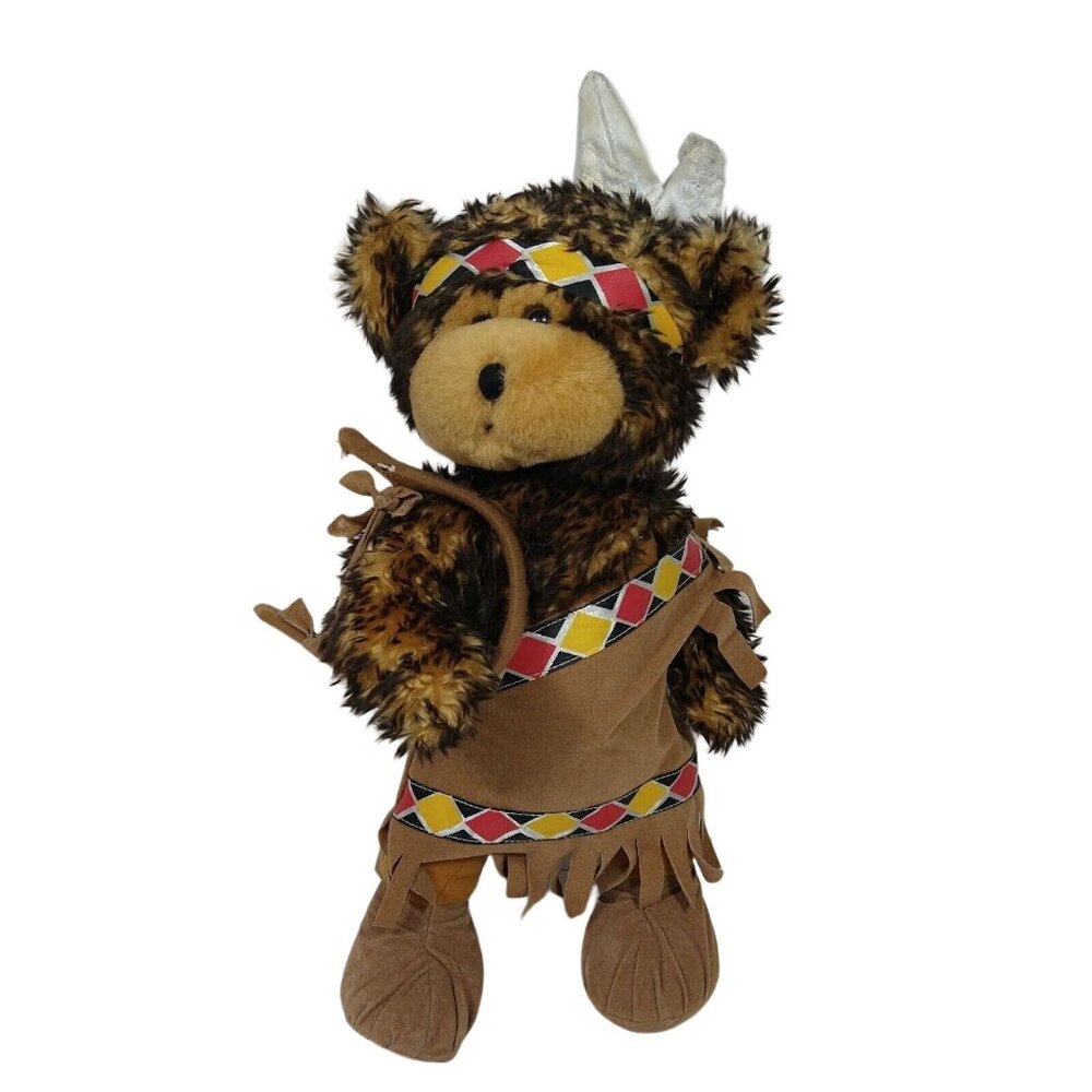 Sugar Loaf Southwestern Brown Teddy Bear Stuffed Animal Plush Toy Ages 3 and Up